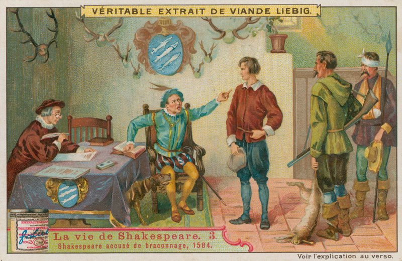 A fiatal Shakespeare-t orvvadászattal vádolják, 1584 alkotó: European School