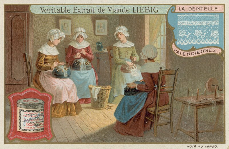 Valenciennes-i csipkekészítés alkotó: European School