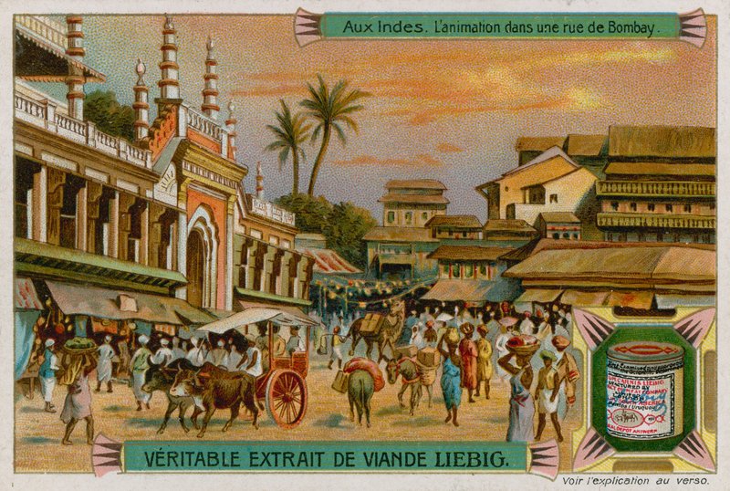 Kilátás egy utcára Bombayben alkotó: European School
