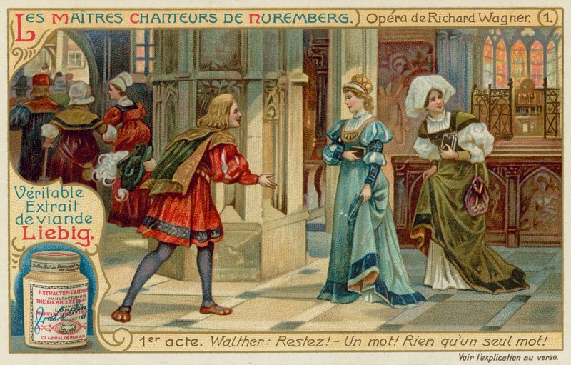 Walther és Éva a katedrálisban találkoznak alkotó: European School