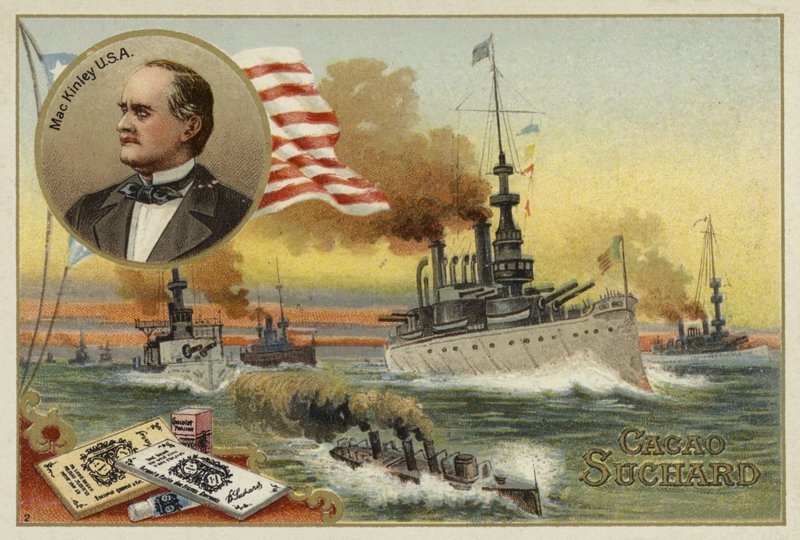 William McKinley, az Egyesült Államok elnöke, spanyol-amerikai háború, 1898 alkotó: European School