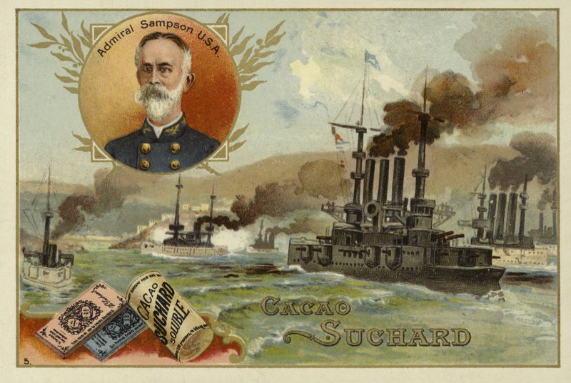 William Sampson amerikai admirális, spanyol-amerikai háború, 1898 alkotó: European School
