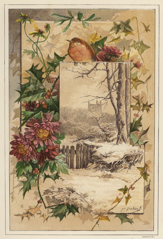 Tél (színes litho) alkotó: European School