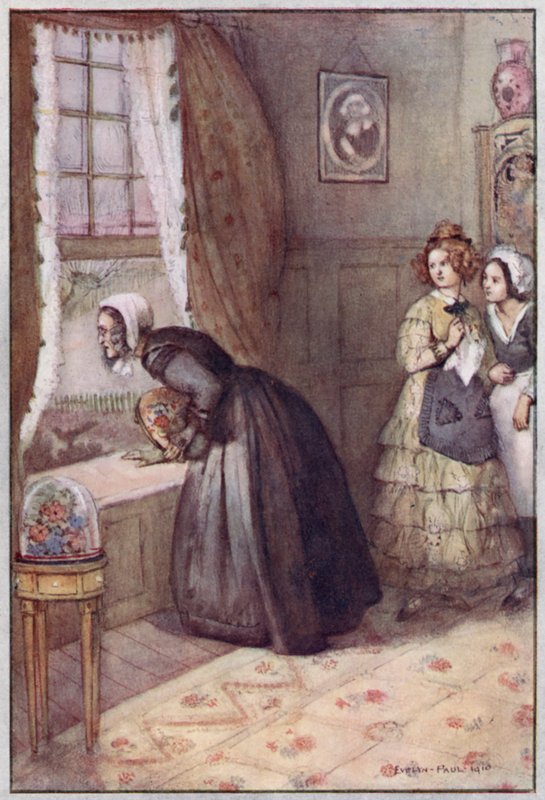Illusztráció Cranfordhoz, Mrs. Gaskell (színes litó) alkotó: Evelyn Paul