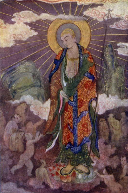 Jizo, A gyermekek istene (színes litó) alkotó: Evelyn Paul