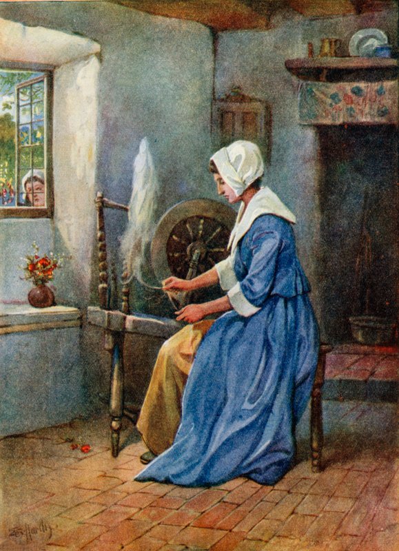 Illusztráció a fiatal zarándokoknak alkotó: Evelyn Stuart Hardy