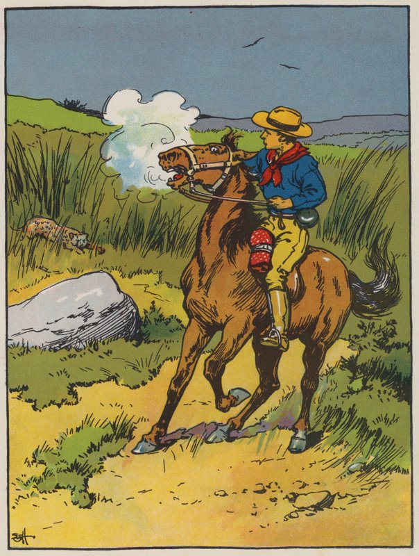 Elveszett a Veldtben (színes litó) alkotó: Evelyn Stuart Hardy