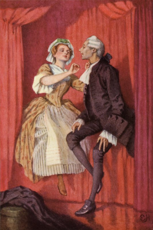Illusztráció A szentimentális utazáshoz, Laurence Sterne alkotó: Everard Hopkins
