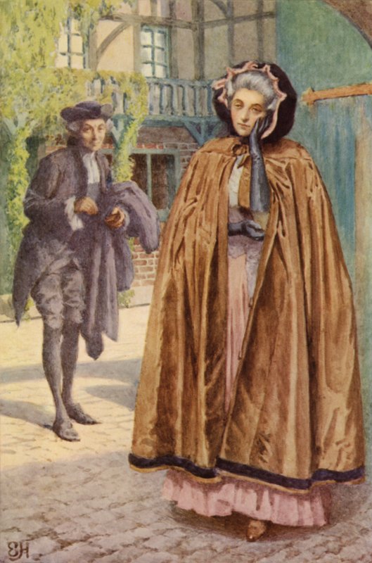 Illusztráció A szentimentális utazáshoz, Laurence Sterne alkotó: Everard Hopkins