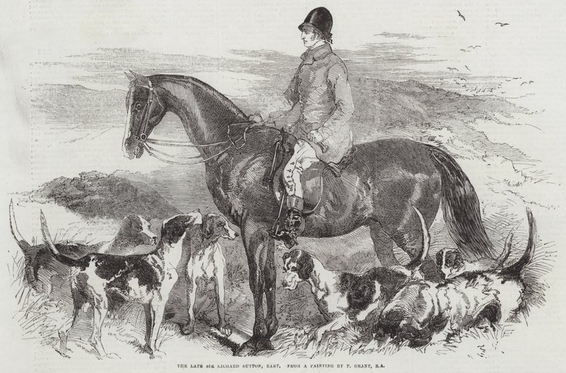 A néhai Sir Richard Sutton, báró alkotó: F. Grant