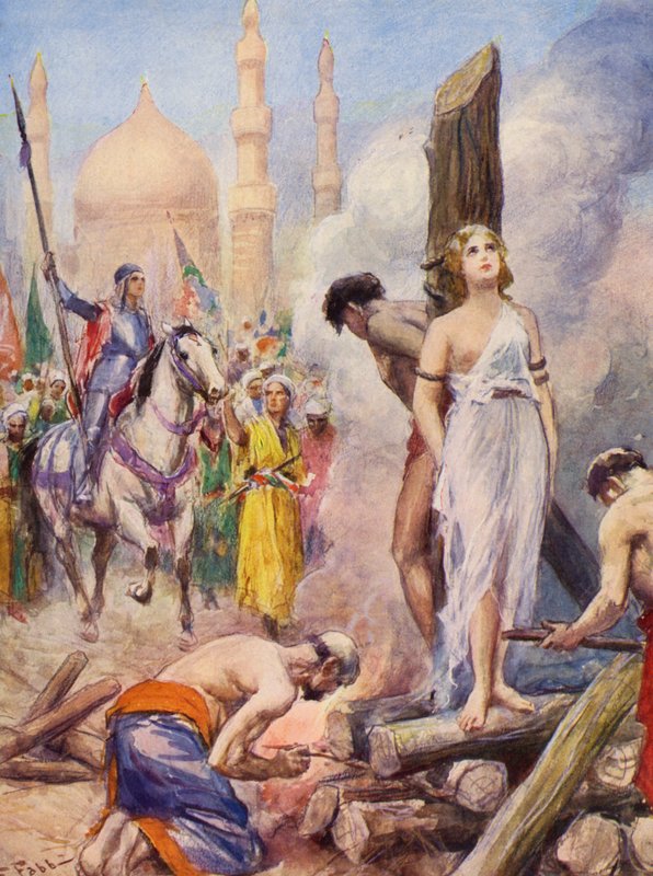 La Gerusalemme Liberata by Torquato Tasso: II. ének, 42. strófa (színes litográfia) alkotó: Fabio Fabbi