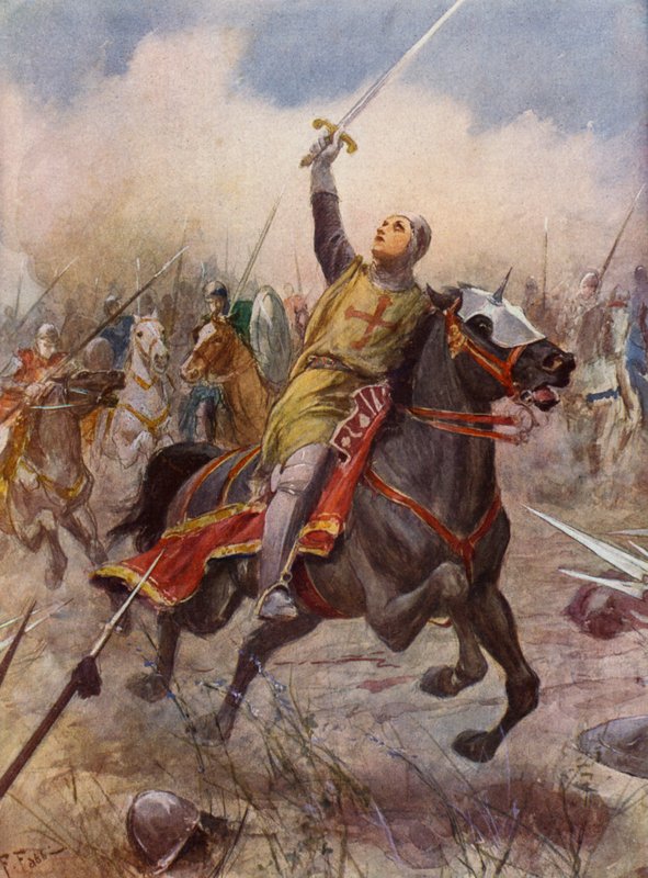 La Gerusalemme Liberata by Torquato Tasso: VIII. ének, 17. strófa (színes litográfia) alkotó: Fabio Fabbi