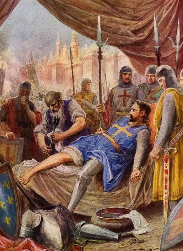 La Gerusalemme Liberata by Torquato Tasso: XI. ének, 71. strófa (színes litográfia) alkotó: Fabio Fabbi