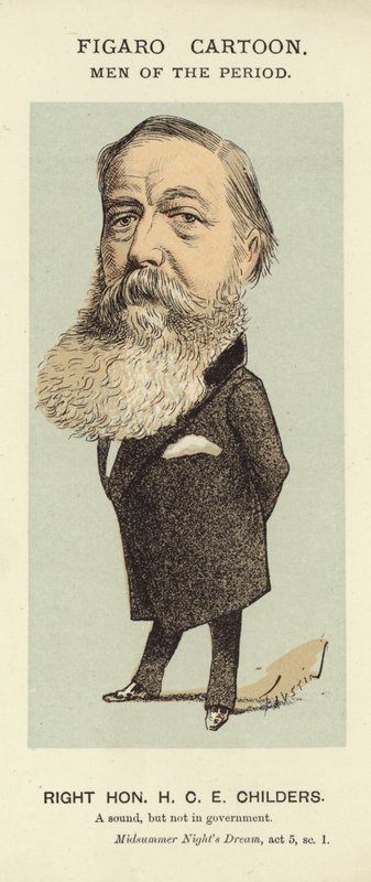 H C E Childers portréja alkotó: Faustin