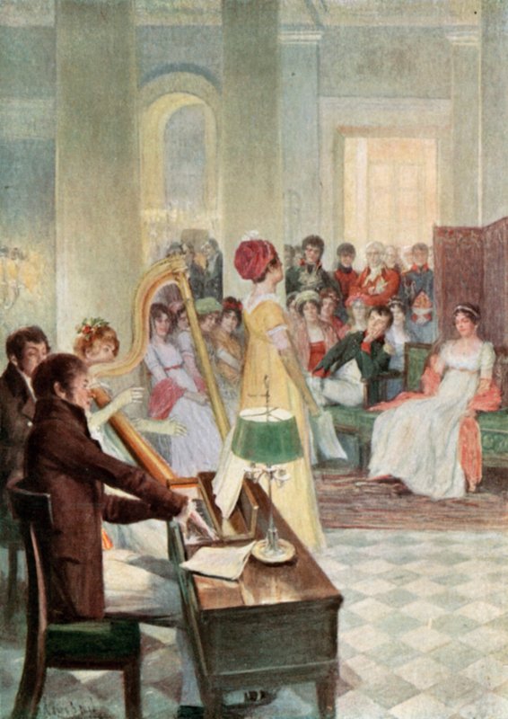 Soiree Malmaisonban alkotó: Felicien baron de Myrbach Rheinfeld