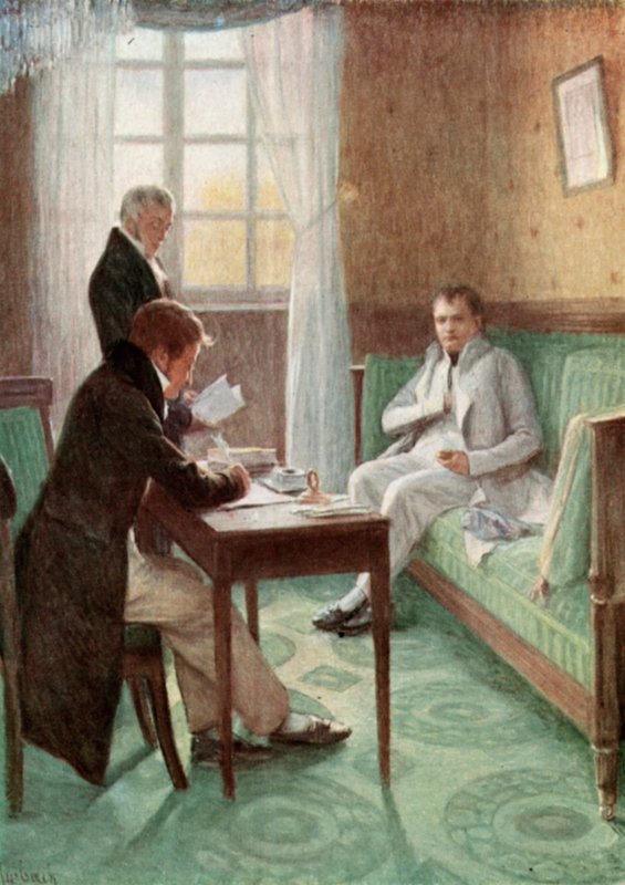 Napóleon Szent Ilonában alkotó: Felicien baron de Myrbach Rheinfeld