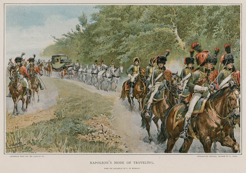 Napóleon utazási módja alkotó: Felicien baron de Myrbach Rheinfeld