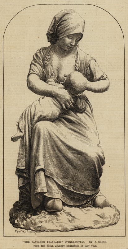 Une Paysanne Francaise, Terra-Cotta alkotó: Felix Regamey