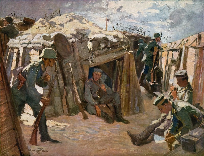 Csatatér Nyugat-Flandriában alkotó: Felix Schwormstadt