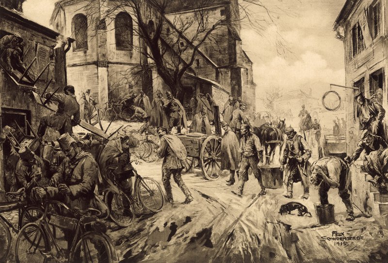 Pihenjen a St Souplet-i templomban alkotó: Felix Schwormstadt