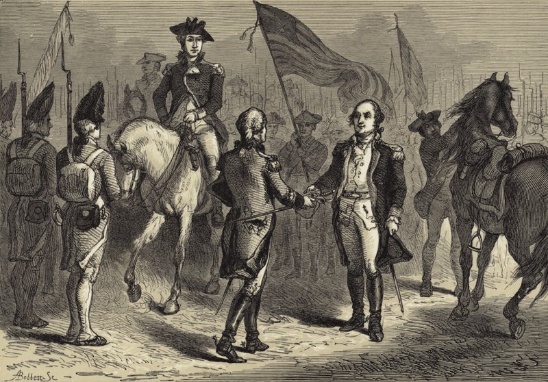 Lincoln tábornok átvette Cornwallis kardját O