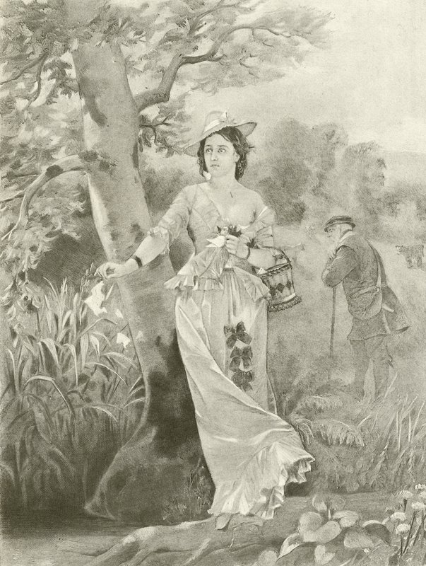 Egy szerető panasza. Versek (mélynyomás) alkotó: Felix Octavius Carr Darley