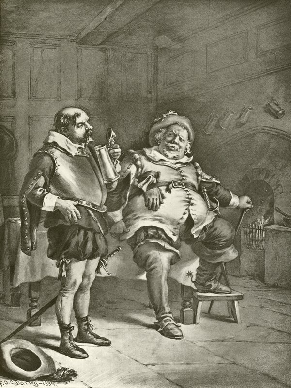 Első rész IV. Henrik király. III. felvonás, III. jelenet (mélynyomás) alkotó: Felix Octavius Carr Darley