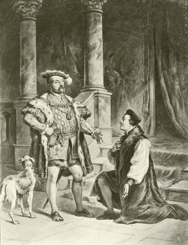 Henrik király VIII. V. felvonás – I. jelenet (mélynyomás) alkotó: Felix Octavius Carr Darley