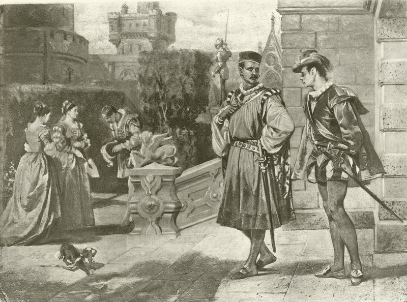 Othello. III. felvonás, III. jelenet (mélynyomás) alkotó: Felix Octavius Carr Darley