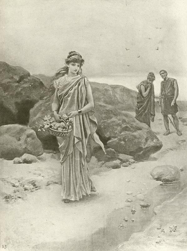 Periklész. IV. felvonás, I. jelenet (mélynyomás) alkotó: Felix Octavius Carr Darley