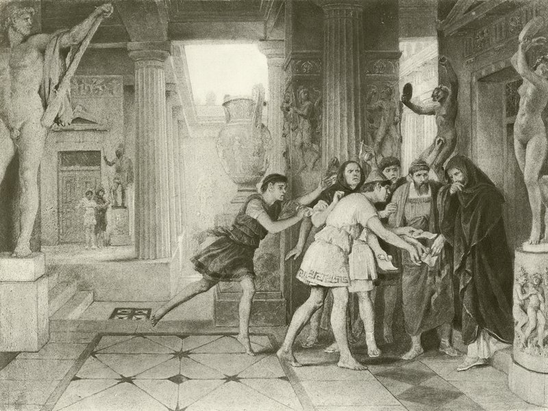 Athéni Timon. III. felvonás, IV. jelenet (mélynyomás) alkotó: Felix Octavius Carr Darley
