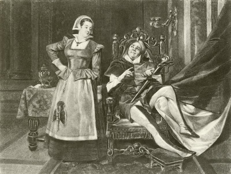 Tizenkettedik éjjel. I. felvonás – V. jelenet (mélynyomás) alkotó: Felix Octavius Carr Darley