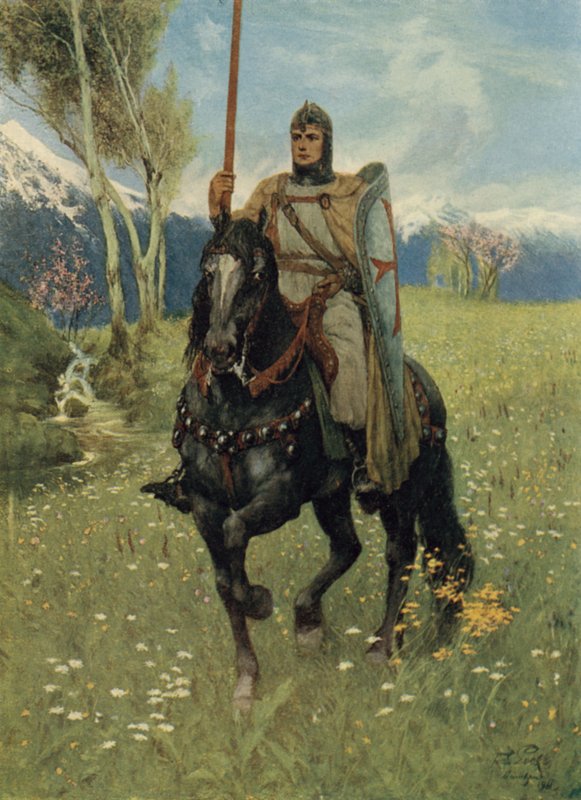 Parsifal így kezdte meg zarándoklatát... alkotó: Ferdinand Lecke