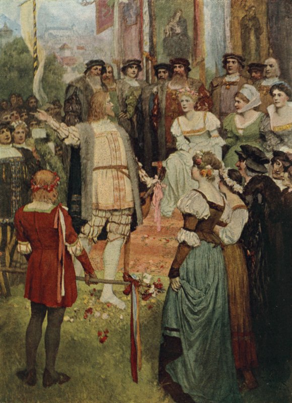 Walter belekezdett a dalába alkotó: Ferdinand Lecke