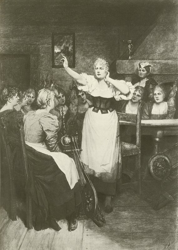 A repülő holland, II. felvonás i. jelenet (mélynyomás) alkotó: Ferdinand Leeke