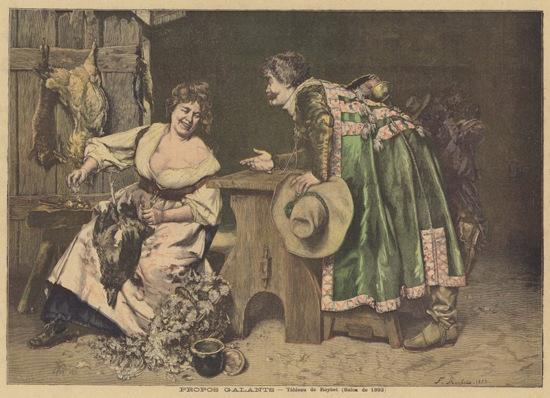 Propos Galants alkotó: Ferdinand Roybet