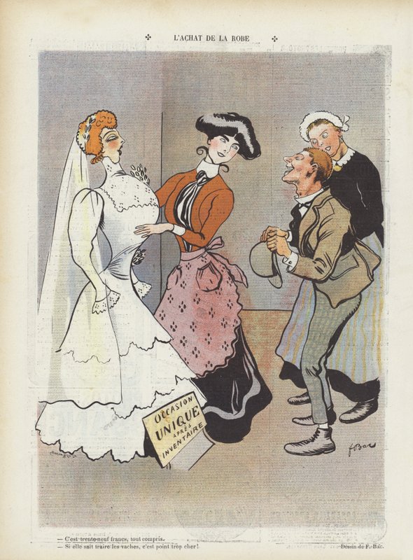 Illusztráció a Le Rire-hez (színes litó) alkotó: Ferdinand Sigismund Bac