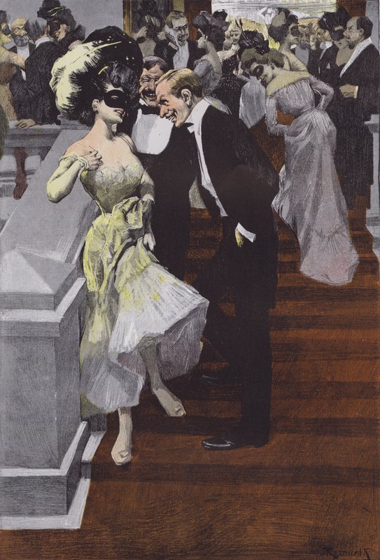 Bal Pare (színes litó) alkotó: Ferdinand von Reznicek