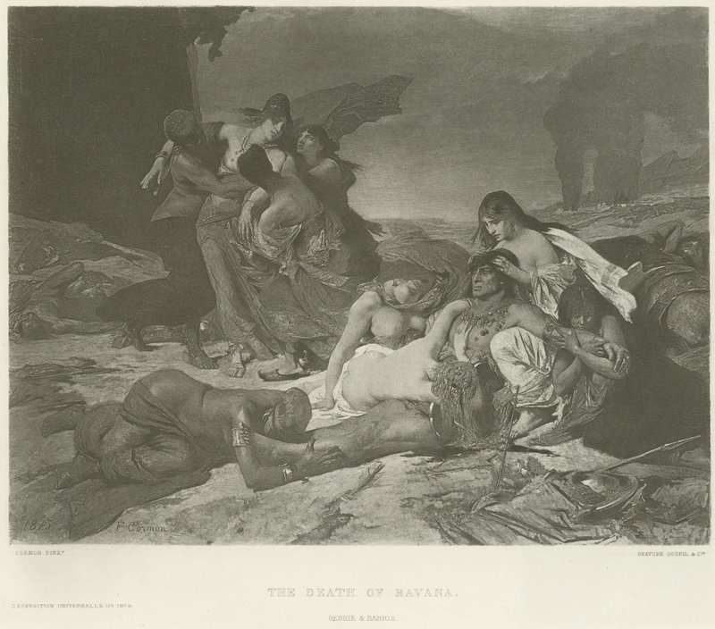 Havanna halála (mélynyomás) alkotó: Fernand Cormon