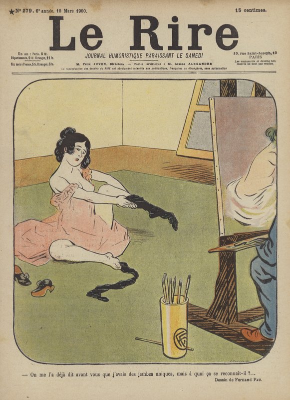Illusztráció Le Rire alkotó: Fernand Fau