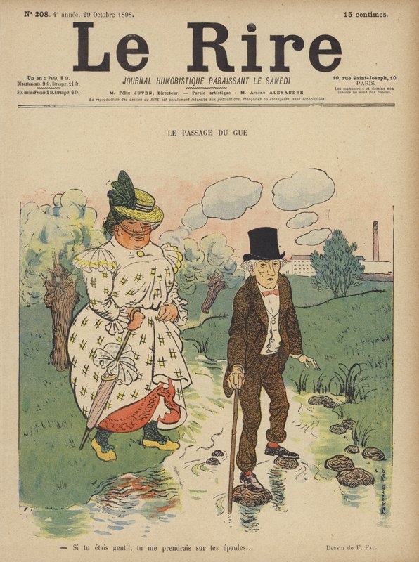 Illusztráció Le Rire alkotó: Fernand Fau