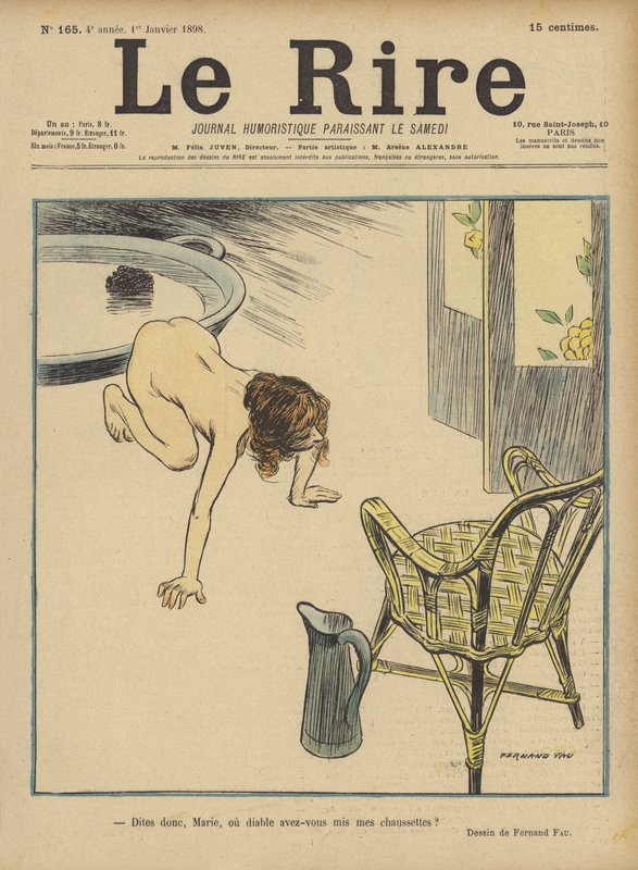 Illusztráció Le Rire alkotó: Fernand Fau