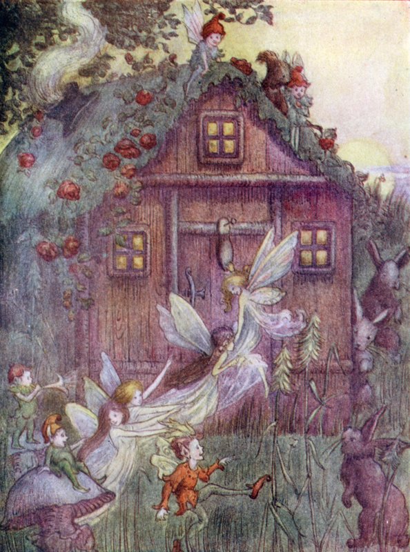 A Wendy  Co számára épített ház (színes litográfia) alkotó: Flora White