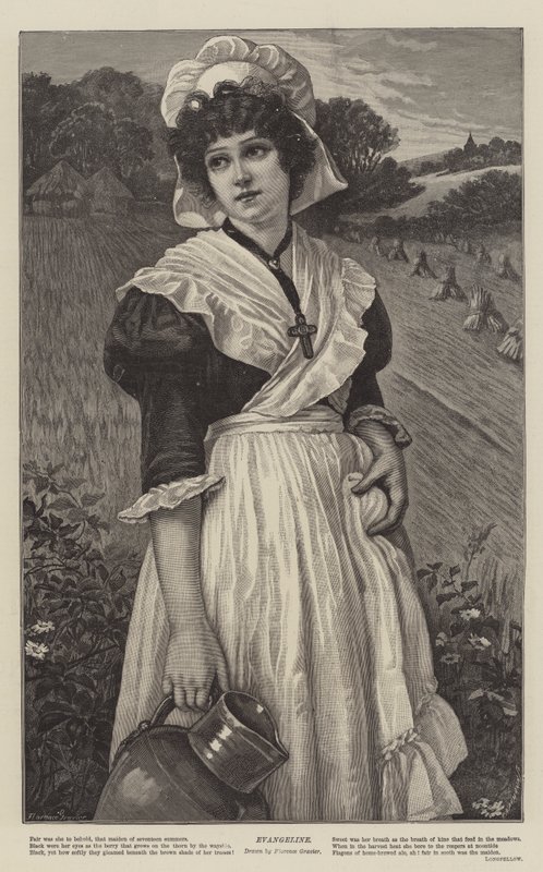 Evangeline alkotó: Florence Claxton