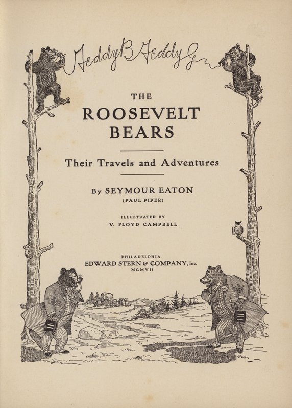 A Roosevelt medvék alkotó: Floyd V. Campbell
