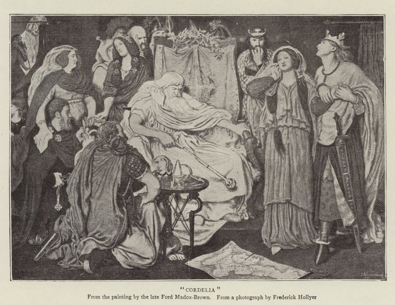 Cordelia alkotó: Ford Madox Brown