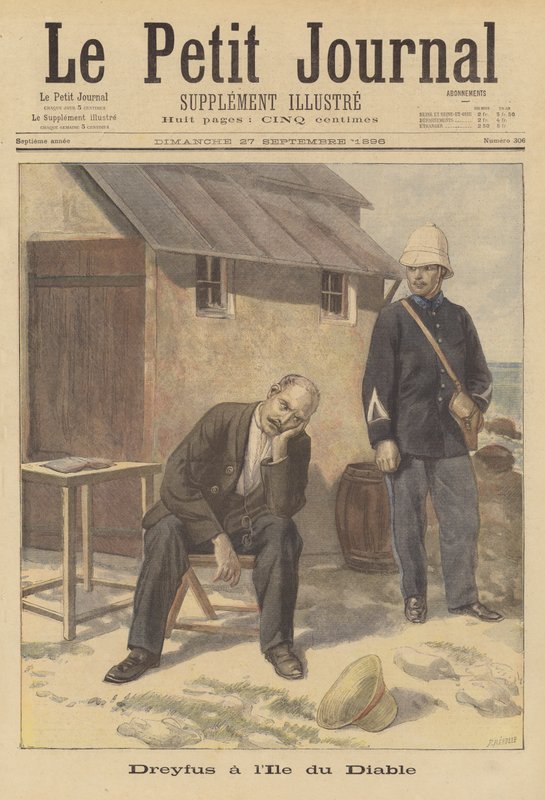 Alfred Dreyfust az Ördögök-szigeten börtönözték be alkotó: Fortune Louis Meaulle