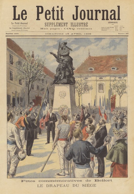 Megemlékezés Belfort ostromának 25. évfordulójáról alkotó: Fortune Louis Meaulle