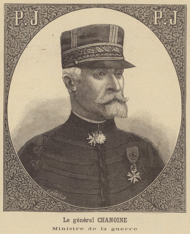 Chanoine tábornok, francia hadügyminiszter alkotó: Fortune Louis Meaulle