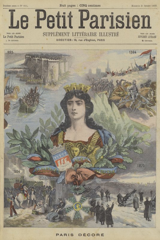 Párizs díszített alkotó: Fortune Louis Meaulle